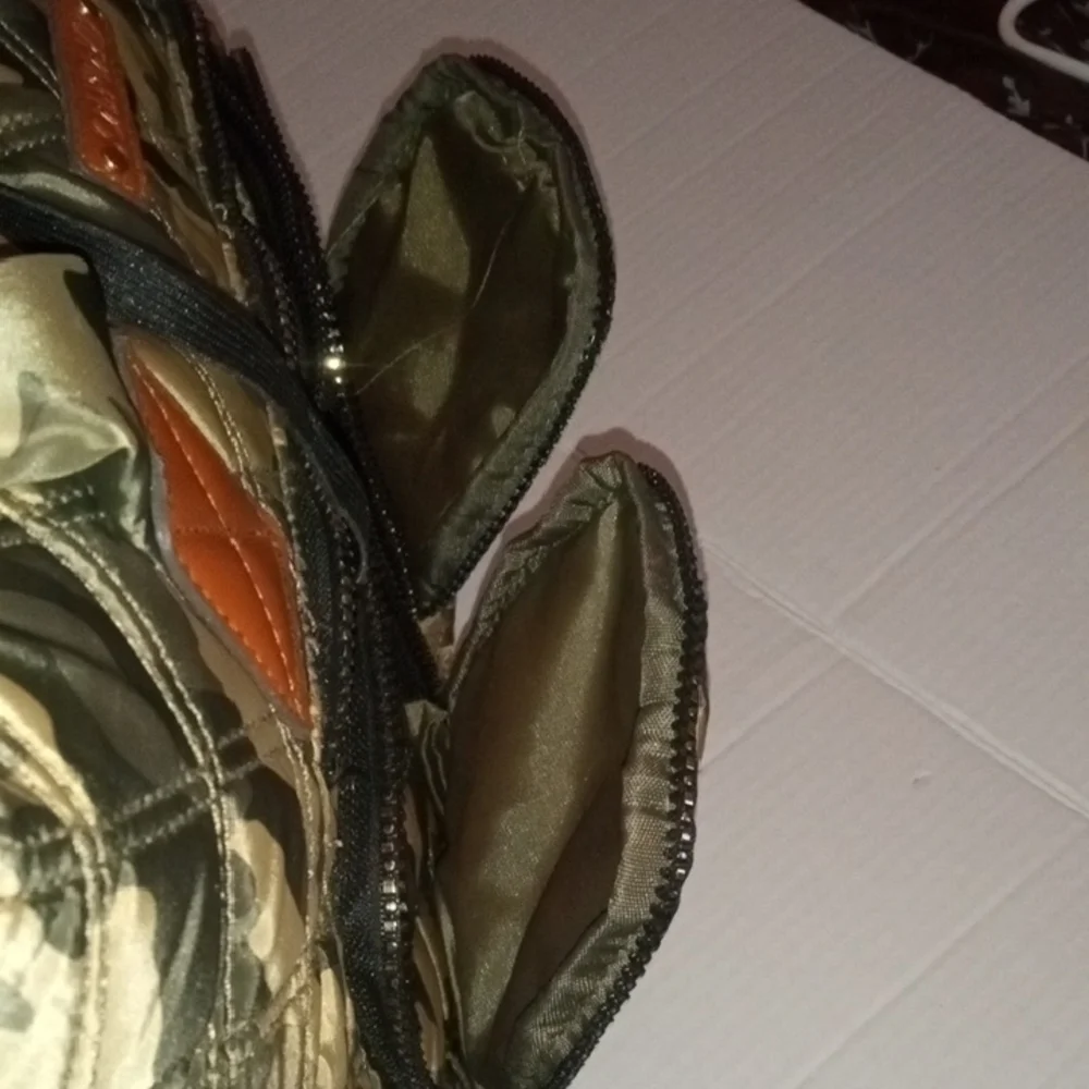 Joan & David Vacation Travel Weekend Bag in a Camouflage Pattern